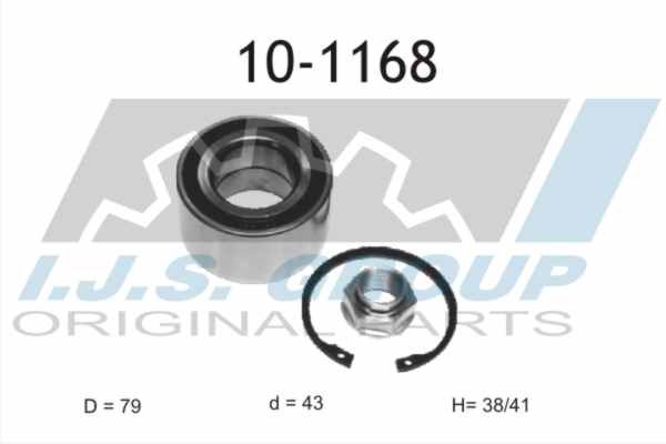 IJS GROUP Комплект подшипника ступицы колеса 10-1168